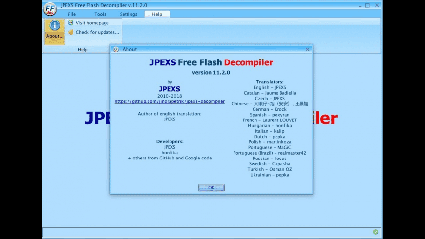flash decompiler free